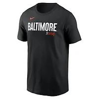 Men's Nike Gunnar Henderson Black Baltimore Orioles Fuse City Connect Name & Number T-Shirt