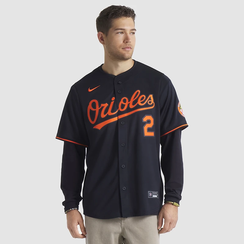 Men's Nike Gunnar Henderson Black Baltimore Orioles Alternate Limited Player Jersey