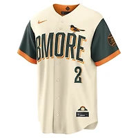Maillot Nike Gunnar Henderson crème Baltimore Orioles 2026 City Connect Stadium pour homme