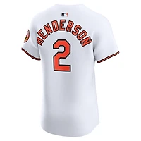 Men's Nike Gunnar Henderson White Baltimore Orioles Home Elite Jersey