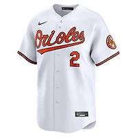 Maillot de joueur Nike Gunnar Henderson blanc Baltimore Orioles Home Limited pour homme