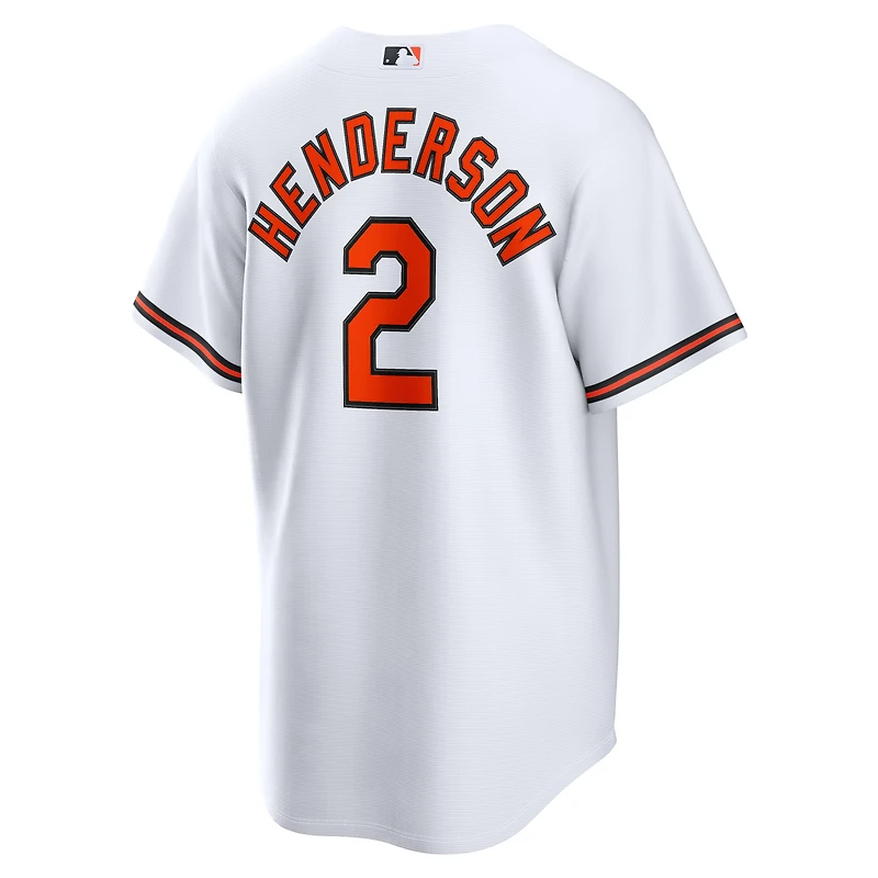Men's Nike Gunnar Henderson White Baltimore Orioles Home Replica Jersey