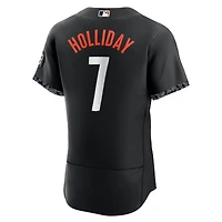 Men's Nike Jackson Holliday Black Baltimore Orioles City Connect Authentic Player Jersey