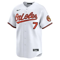 Maillot Nike Jackson Holliday blanc Baltimore Orioles Domicile Édition Limitée pour Homme