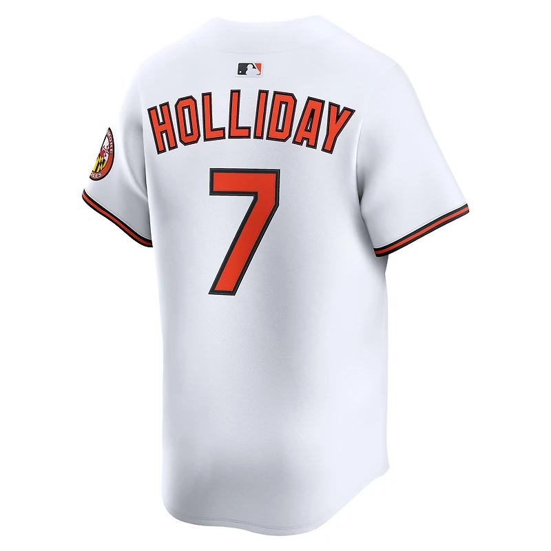 Maillot Nike Jackson Holliday blanc Baltimore Orioles Domicile Édition Limitée pour Homme