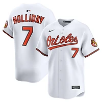 Men's Nike Jackson Holliday White Baltimore Orioles Home Limited Jersey