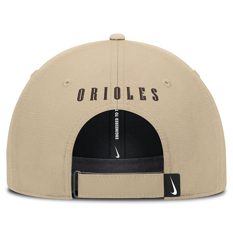Casquette ajustable Nike Baltimore Orioles Desert Ripstop Club kaki pour homme