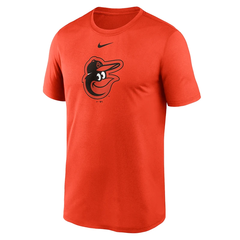 T-shirt Nike orange Baltimore Orioles Legend Fuse Dri-FIT pour homme avec grand logo