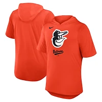 T-shirt à capuche Nike orange Tri-Blend pour homme, Orioles de Baltimore