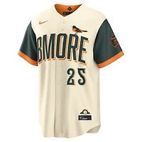 Maillot Nike Pete Alonso crème Baltimore Orioles 2026 City Connect Stadium pour homme