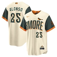 Men's Nike Pete Alonso Cream Baltimore Orioles 2026 City Connect Stadium Jersey