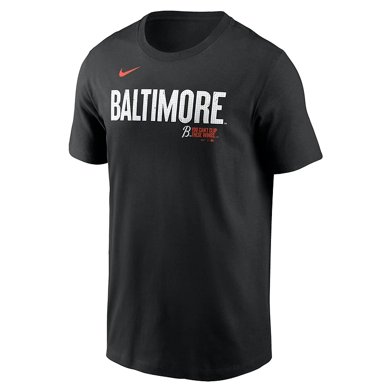 T-shirt Nike Ryan Mountcastle noir Baltimore Orioles City Connect Fuse avec nom et numéro pour homme