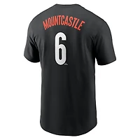Men's Nike Ryan Mountcastle Black Baltimore Orioles City Connect Fuse Name & Number T-Shirt