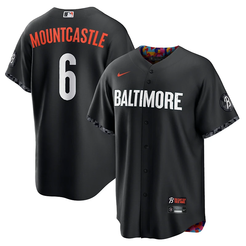 Men's Nike Ryan Mountcastle Black Baltimore Orioles City Connect Replica Player Jersey