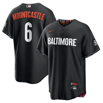 Maillot Homme Nike Ryan Mountcastle Noir Baltimore Orioles 2023 City Connect Replica Player