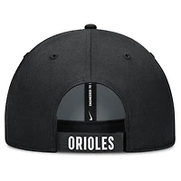 Men's Nike White/Black Baltimore Orioles Club Performance Adjustable Hat