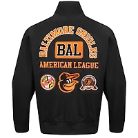 Veste à fermeture éclair intégrale en sergé Pro Standard pour hommes, noir, Baltimore Orioles Area Code