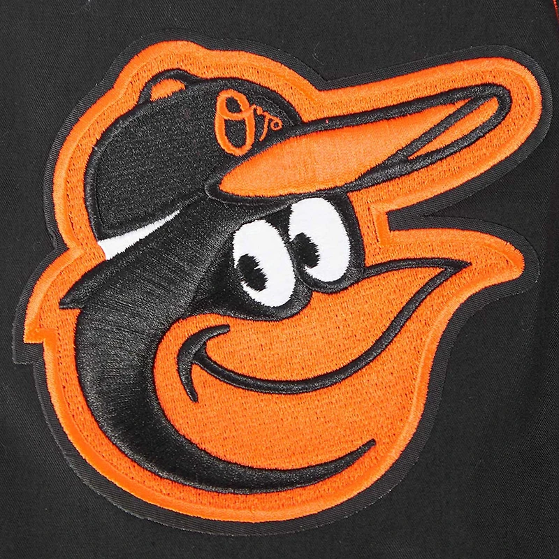 Veste à fermeture éclair intégrale en sergé Pro Standard pour hommes, noir, Baltimore Orioles Area Code