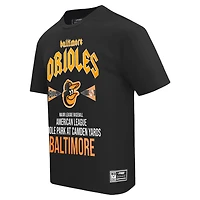 T-shirt surdimensionné City Tour Pro Standard noir pour hommes des Orioles de Baltimore