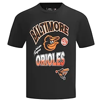 Men's Pro Standard Black Baltimore Orioles Turn It Up Dropped Shoulder T-Shirt