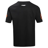 Men's Pro Standard Black Baltimore Orioles Turn It Up Dropped Shoulder T-Shirt