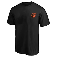 Men's Profile  Black Baltimore Orioles Big & Tall Two-Sided Graphic T-Shirt