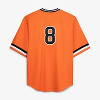 Men's Profile Cal Ripken Jr. Orange Baltimore Orioles Big & Tall Cooperstown Collection Mesh Batting Practice Jersey