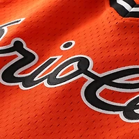 Men's Profile Cal Ripken Jr. Orange Baltimore Orioles Big & Tall Cooperstown Collection Mesh Batting Practice Jersey