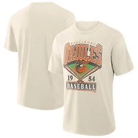 Men's Profile  Cream Baltimore Orioles Big & Tall Screen Print T-Shirt