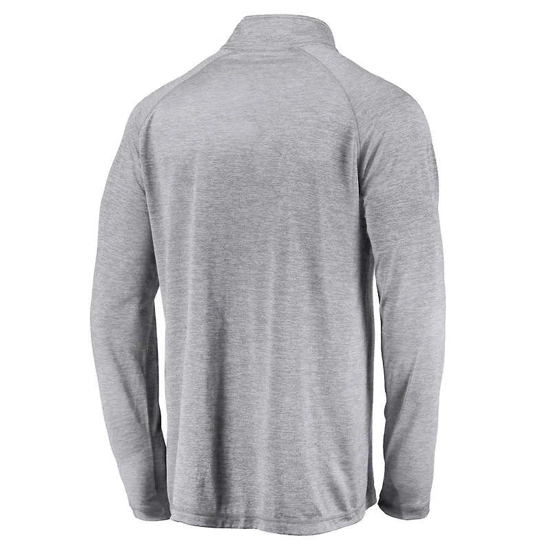 Haut à quart de zip raglan noir Baltimore Orioles Big & Tall pour hommes
