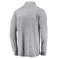 Haut à quart de zip raglan noir Baltimore Orioles Big & Tall pour hommes