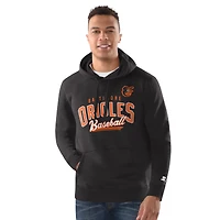 Men's Starter Black Baltimore Orioles Classic Pullover Hoodie