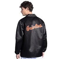 V100072 Oriole B STARTER Veste d'entraîneur pour homme Point Man avec logo Cooperstown JACMENMID #1