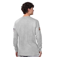 Men's Starter  Heather Gray/Orange Baltimore Orioles Two-Pack Long Sleeve & Short T-Shirt Set