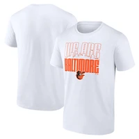T-shirt blanc pour homme « We Are Baltimore » des Orioles de Baltimore