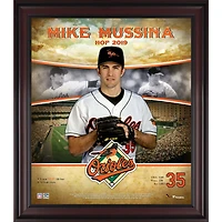 Profil de carrière encadré de Mike Mussina Baltimore Orioles 15" x 17" Hall of Fame