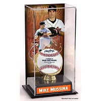 Vitrine d'exposition sublimée du Temple de la renommée des Orioles de Baltimore de Mike Mussina avec image