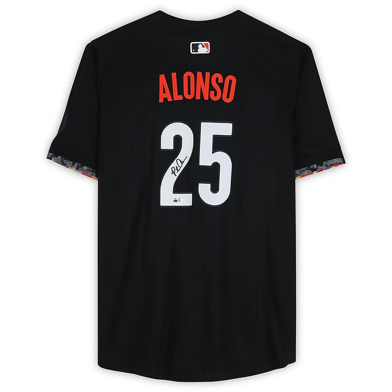 Pete Alonso Baltimore Orioles Autographed Black Nike City Connect Limited Jersey