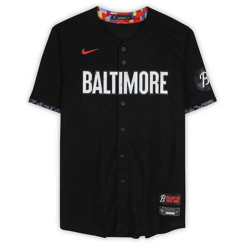 Pete Alonso Baltimore Orioles Autographed Black Nike City Connect Limited Jersey