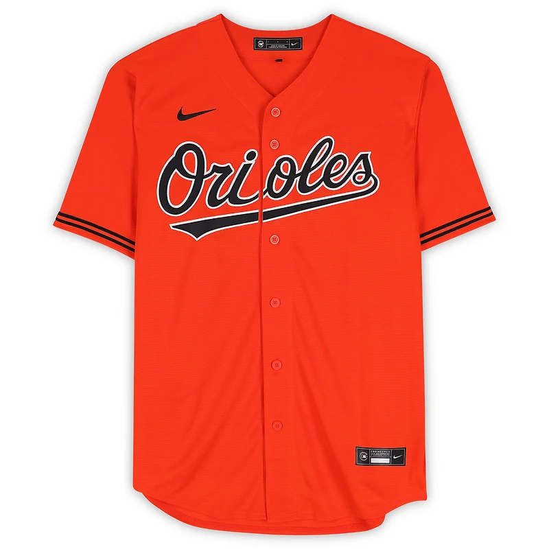 Pete Alonso Baltimore Orioles Autographed Orange Nike Replica Jersey