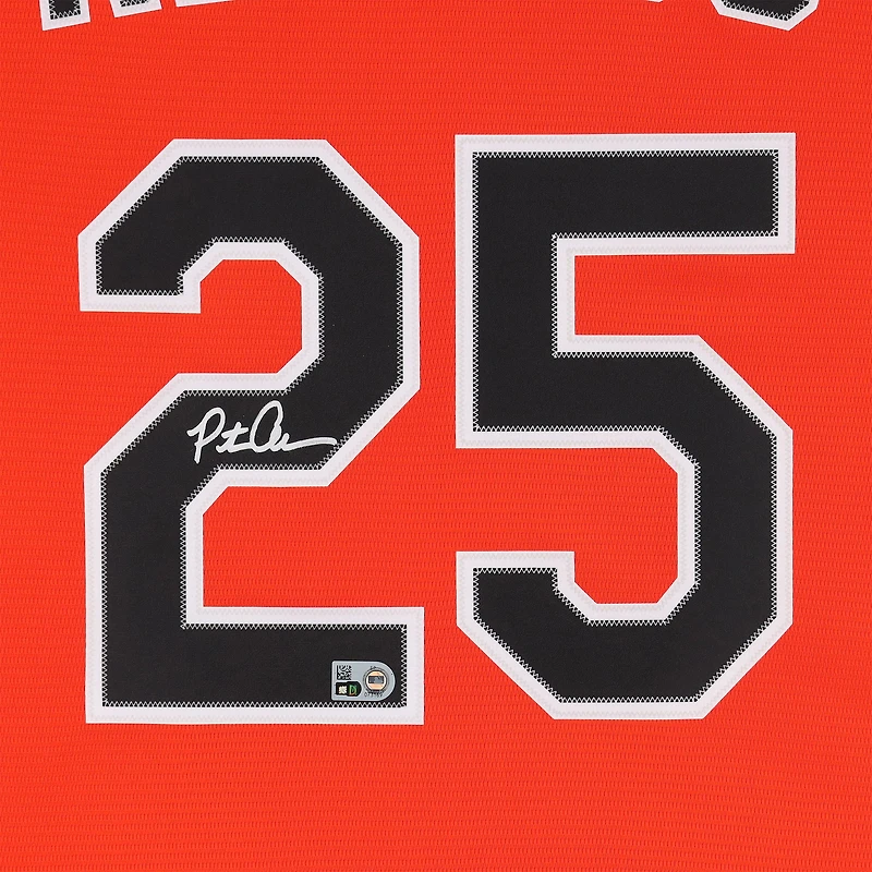 Pete Alonso Baltimore Orioles Autographed Orange Nike Replica Jersey
