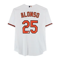 Maillot réplique blanc Nike autographié de Pete Alonso, des Orioles de Baltimore