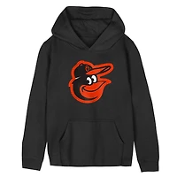 Preschool Outerstuff  Black Baltimore Orioles Primary Logo Fleece Hoodie