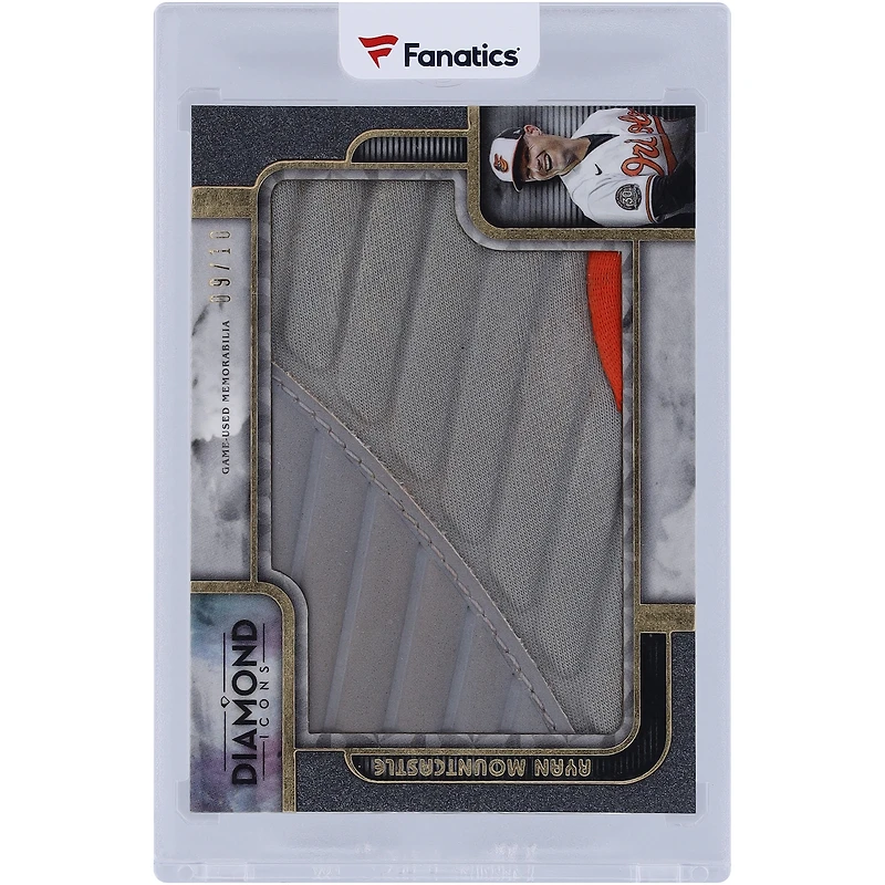 Carte de relique de crampons utilisée dans le jeu Topps Diamond Icons 2023 de Ryan Mountcastle Baltimore Orioles #PPR-RMO #9/10