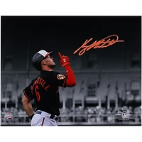 Photographie autographiée de 11"x 14" de Ryan Mountcastle pour célébrer le succès des Orioles de Baltimore