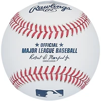 Baseball autographié par Ryan Mountcastle des Orioles de Baltimore avec l'inscription « Let's Go O's »