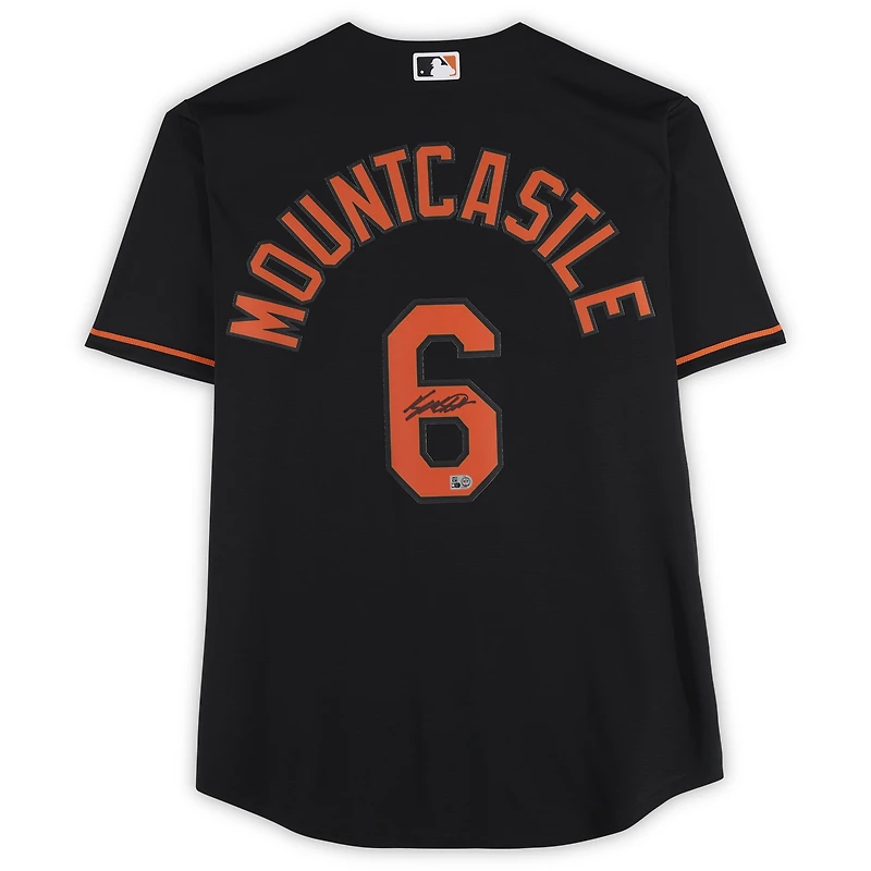 Maillot réplique Nike noir autographié de Ryan Mountcastle, des Orioles de Baltimore