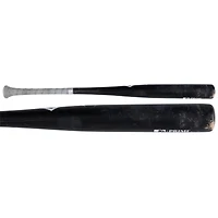 Batte dédicacée par Ryan Mountcastle des Baltimore Orioles, Black Louisville Slugger, utilisée lors du match contre les Texas Rangers le 27 juin 2024, avec l'inscription « GU 24 »
