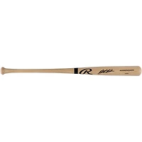 Batte de baseball professionnelle Rawlings Blonde autographiée par Ryan Mountcastle des Orioles de Baltimore