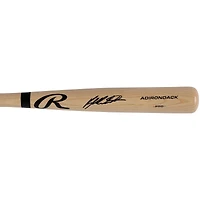 Batte de baseball professionnelle Rawlings Blonde autographiée par Ryan Mountcastle des Orioles de Baltimore